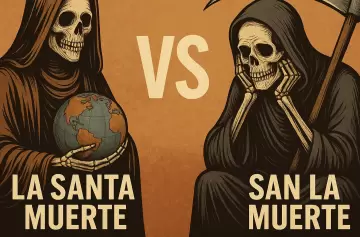 San La Muerte vs. La Santa Muerte: sorprendentes contrastes entre dos cultos a la Parca