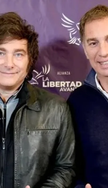 Javier Milei y Diego Santilli/ Fuente: Web