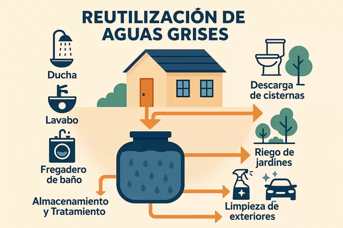 Reutilización de aguas grises
