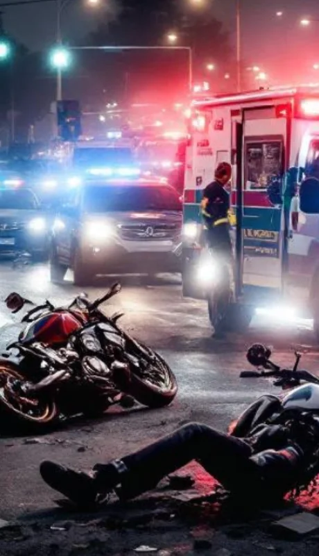 -Imagen ilustrativa-
Calles rotas, motos al límite.