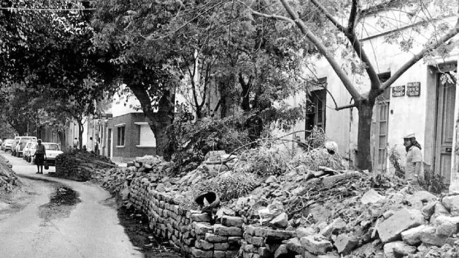 El día después del 26 de enero de 1985. Una Mendoza arrasada por el terremoto, pero con el corazón abierto para ser solidario.