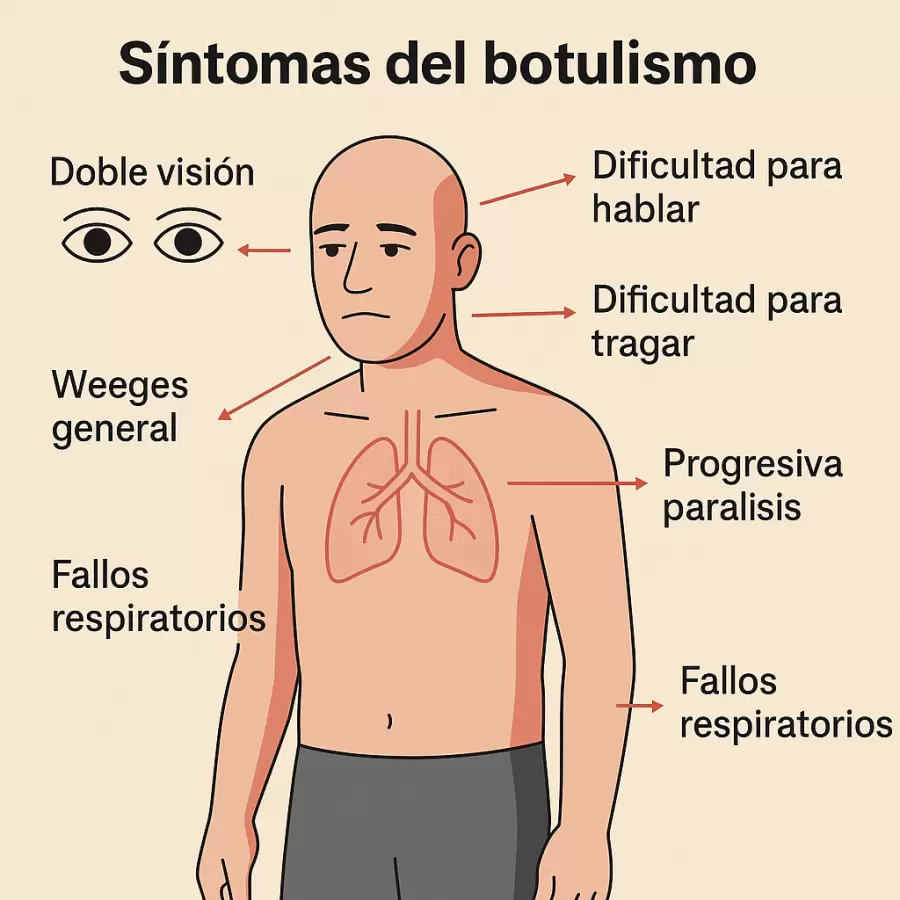 Síntomas del botulismo