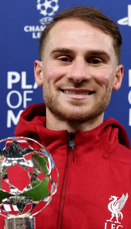 Alexis McAllister recibió el premio al jugador más destacado en Liverpool y Real Madrid