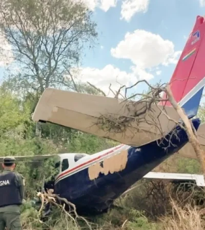 Cayó una avioneta con más de 130 kilos de cocaína/ Fuente: Web