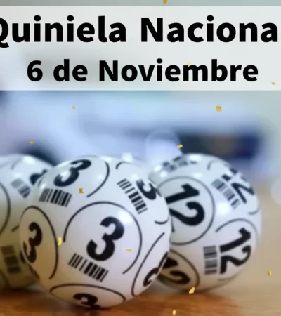 Quiniela Nacional del 6 de noviembre