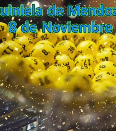 Quiniela de Mendoza del 8 de noviembre