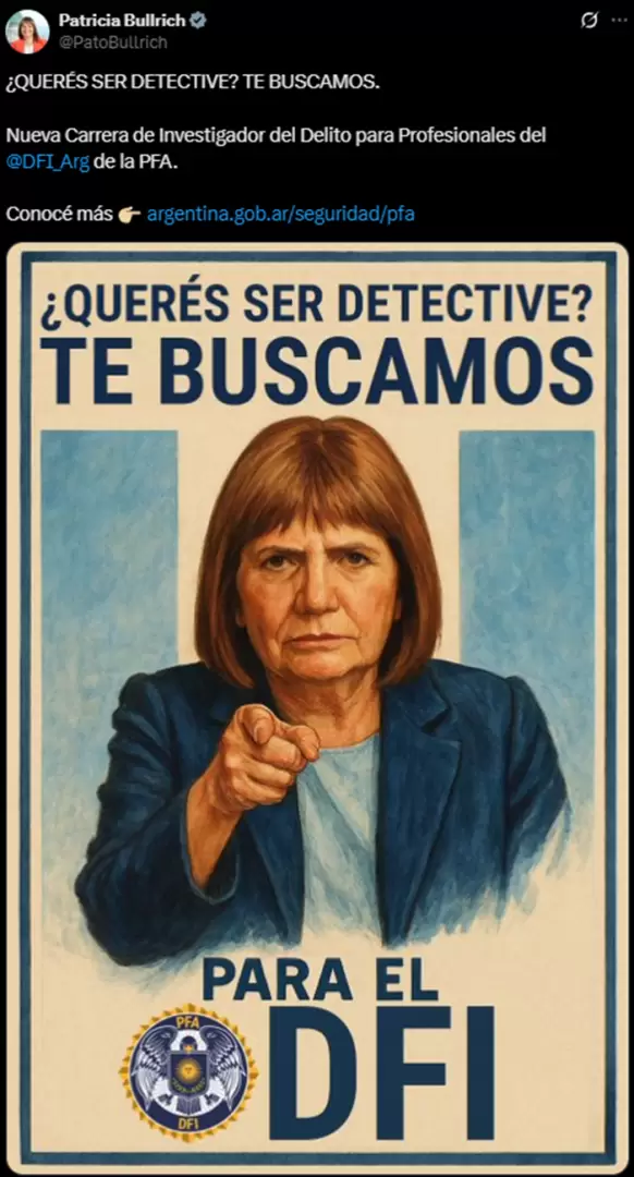 Tweet de Bullrich