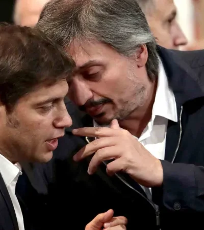 Axel Kicillof y Máximo Kirchner frente a la disyuntiva de una interna. (Fuente: web)