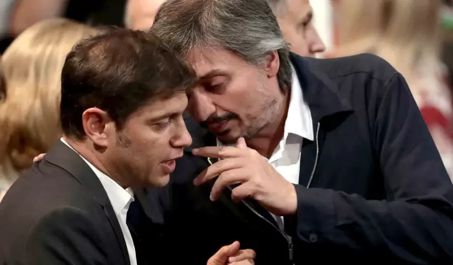 Axel Kicillof y Máximo Kirchner frente a la disyuntiva de una interna. (Fuente: web)