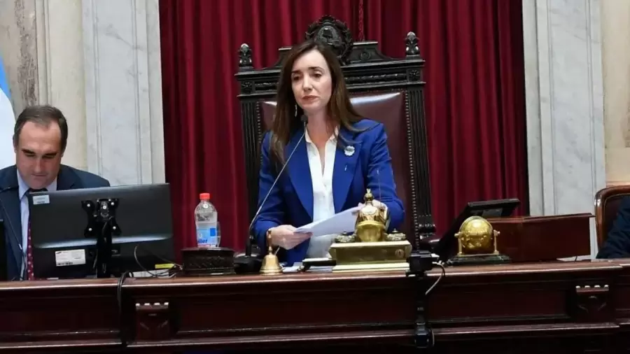 Desde la presidencia del Senado Villarruel no se arredra