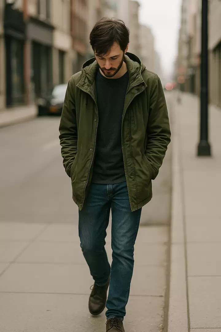 Caminar mirando el suelo