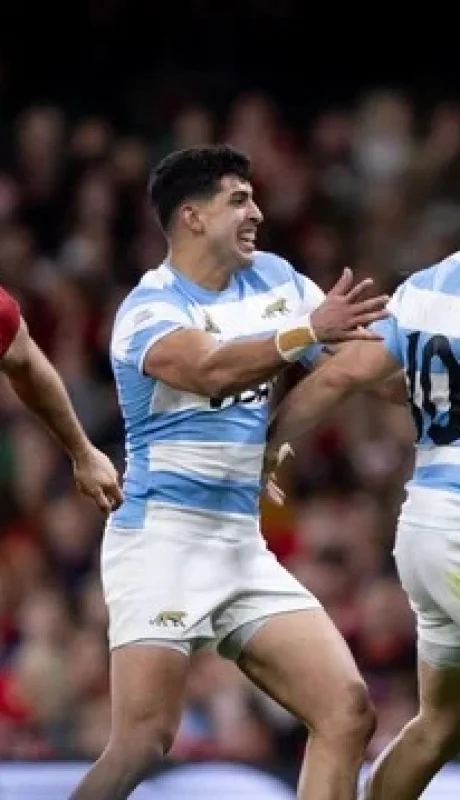 Gerónimo Prisciantelli y Simón Benítez Cruz en el partidazo de Los Pumas