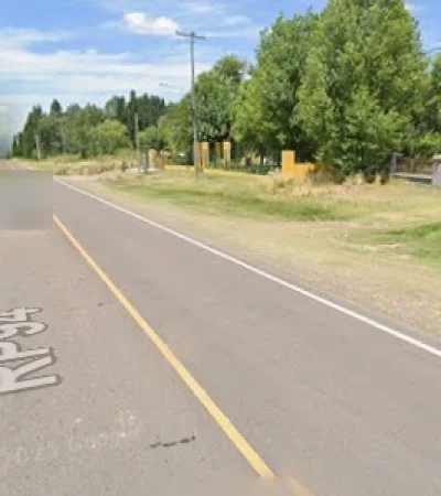 Zona del accidente: Fuente Google Maps