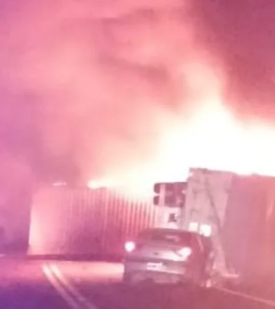 Accidente en la Ruta 7 en el que murieron dos camioneros y cuatro personas están lesionadas. Fuente: Ministerio de Seguridad