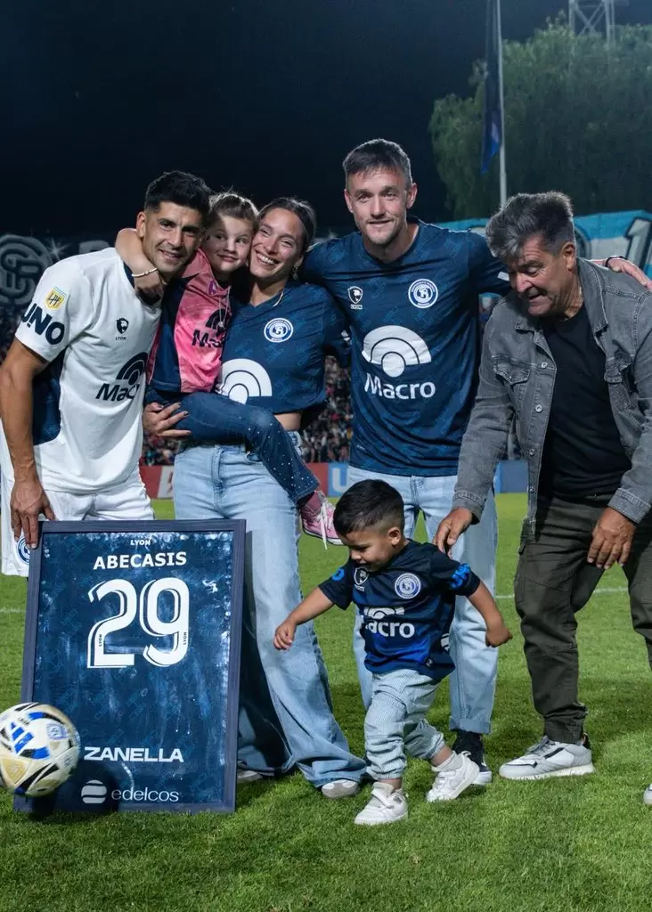 Los Abecasis en un momento muy emotivo