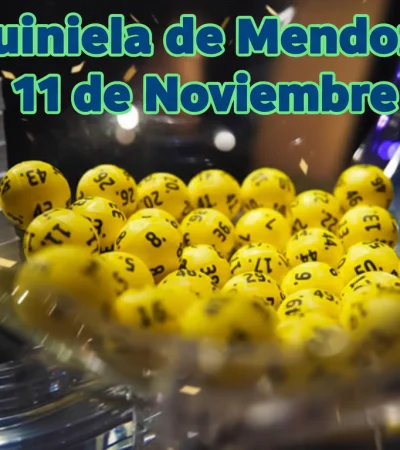 Quiniela de Mendoza, sorteo de HOY, en vivo.