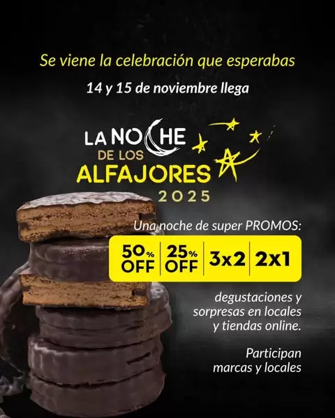 La Noche de los Alfajores/ Fuente: Instagram La Noche de los Alfajores