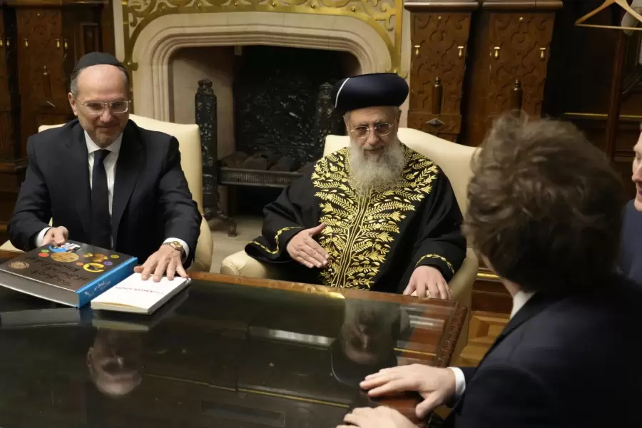 Javier Milei y David Yosef