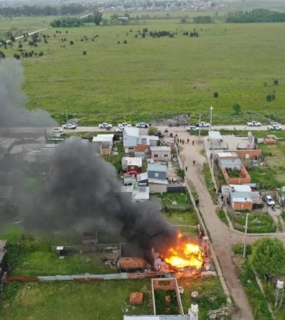 La casa del menor fue incendiada por otros padres/ Fuente: Web