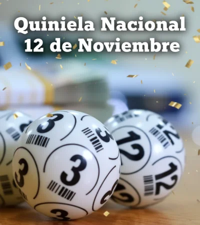 Quiniela Nacional del 12 de noviembre