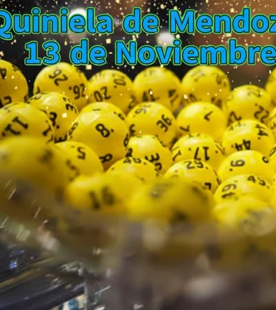 Quiniela de Mendoza del 13 de noviembre