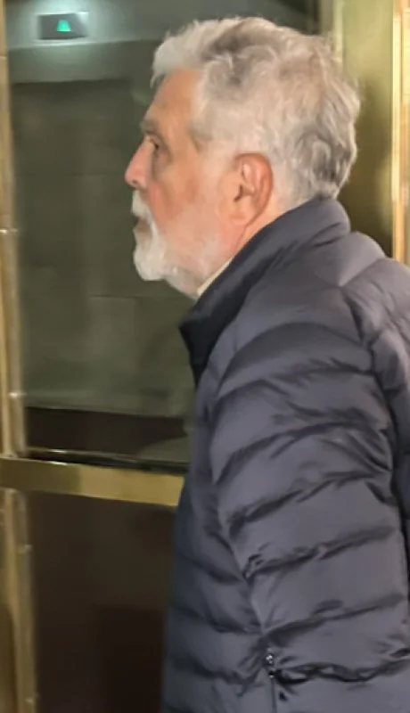 Julio De Vido llegando a Comodoro Py