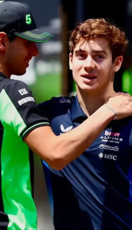 Bortoleto y Franco Colapinto, dos que integran el top ten del ránking.