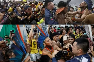Caos en la COP30: indígenas y activistas Irrumpieron en el encuentro de Belém, en Brasil