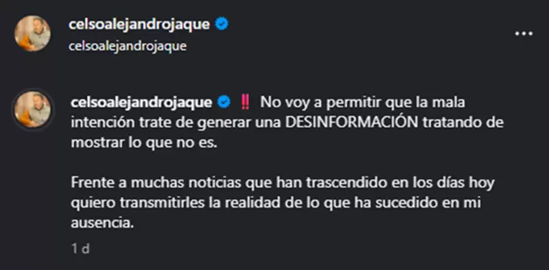 Descargo de Celso Jaque