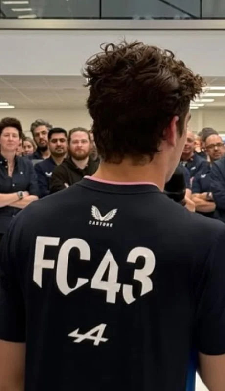 Alpine compartió un emotivo momento que tuvo a Colapinto como protagonista.