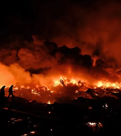 Incendio en Ezeiza.