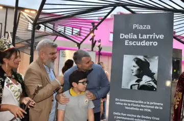 Godoy Cruz nombra una plaza en honor a la primera Reina de la Vendimia