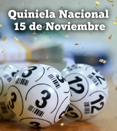 Quiniela Nacional del 15 de noviembre