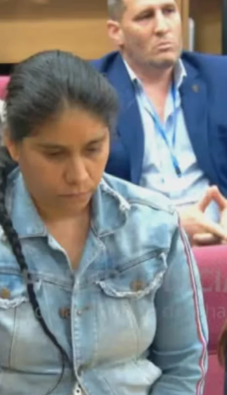 Griselda Reinoso, la única imputada en recibir el veredicto de no culpabilidad.