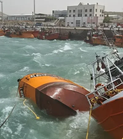 Daños en el Caleta Olivia