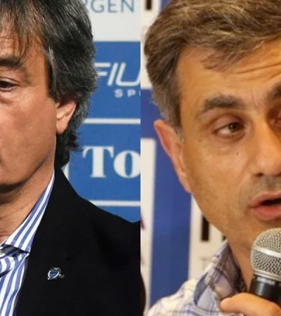 Chapini y Mansur, presidente y vice, respectivamente, de Godoy Cruz.