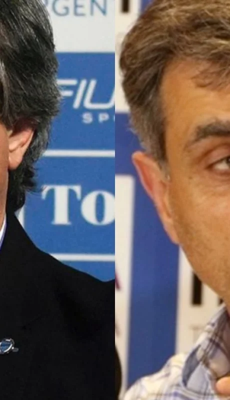 Chapini y Mansur, presidente y vice, respectivamente, de Godoy Cruz.