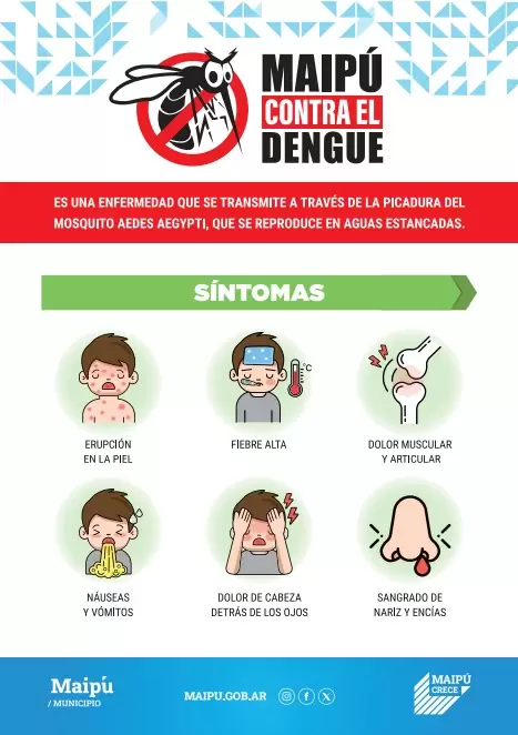 Maipú contra el dengue/ Fuente: Municipalidad de Maipú