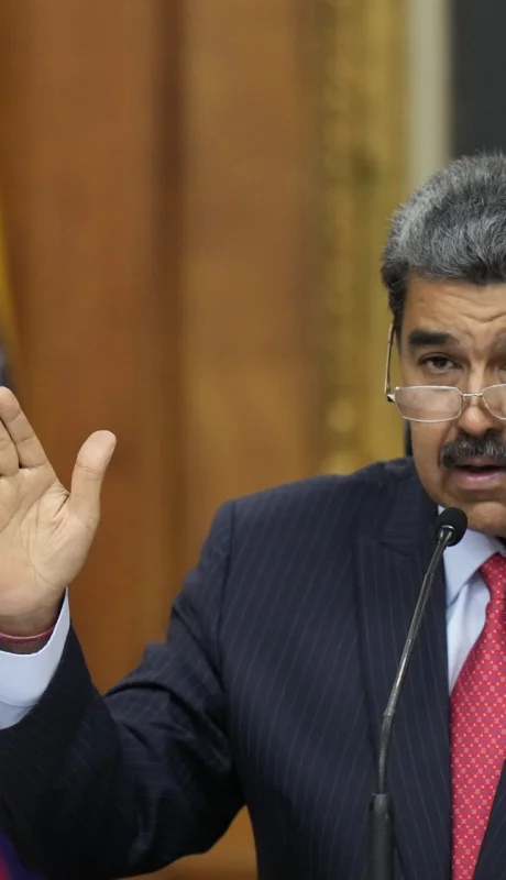 Maduro profesa un discurso más pacífico e insiste que su país busca curar el cáncer y no crear bombas atómicas.