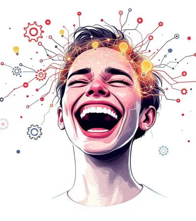 Risa sin control: qué significa.