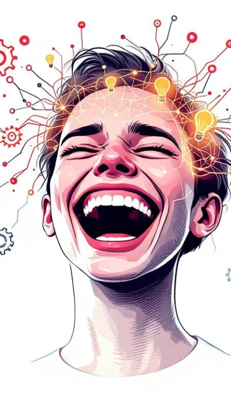 Risa sin control: qué significa.