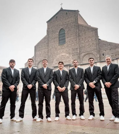 El equipo argentino listo para el choque contra los teutones