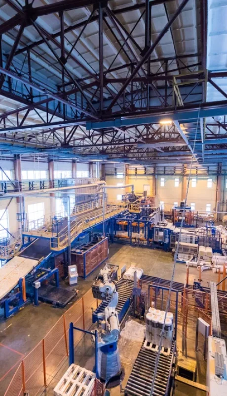 Actividad industrial en baja