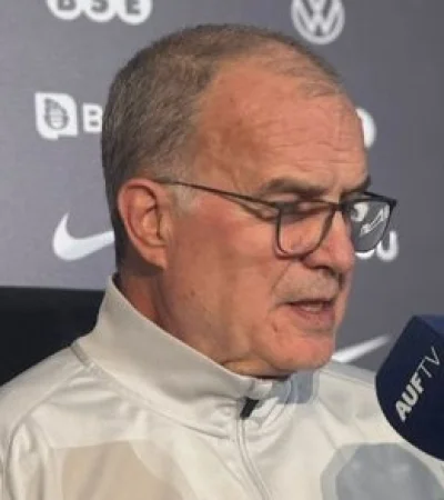 Marcelo Bielsa, entrenador de Uruguay