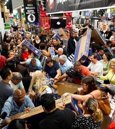 Caos en el Black Friday en Ciudad del Este.