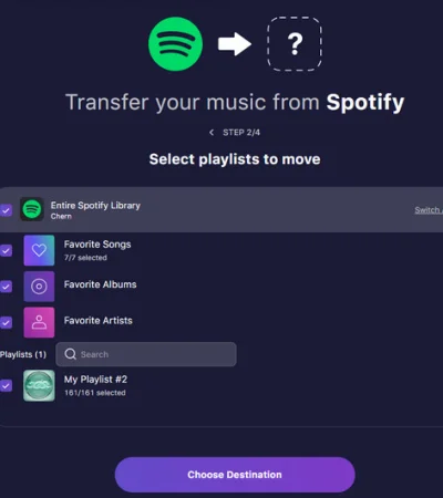 La aplicación de reproducción de música amplía permitirá a los usuarios importar sus playlist de otras plataformas.