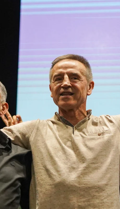 Los nuevos cotitulares de la CGT, Octavio Argüello, Jorge Sola y Cristian Jerónimo: apenas un cambio de nombres. (Imagen: web)