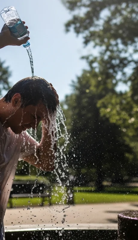 Ola de calor en Mendoza.
