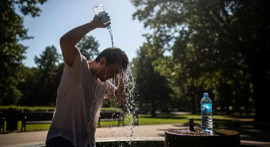 Ola de calor en Mendoza.