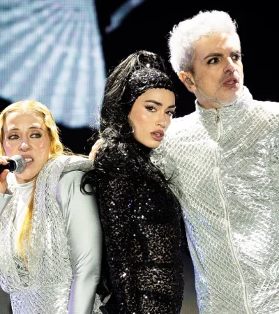 Lali sorprendió en el show de Miranda!